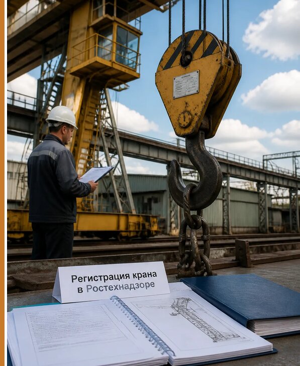Регистрация крана в Ростехнадзоре в Анапе от 15576 р. | Авеста ОТиПБ